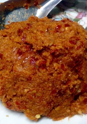 A picture of Red Curry Paste.