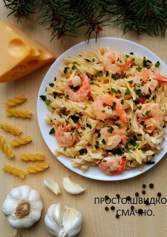 Паста з креветками