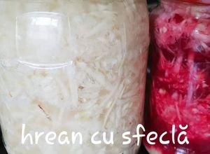O poză a rețetei Hrean.