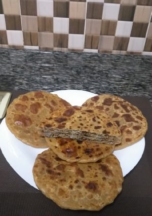 A picture of Mutton Kheema Chapati #Weekly Jikoni Challenge.