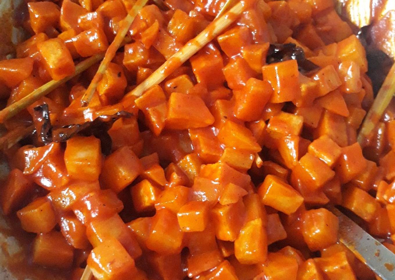 Tumis kentang balado