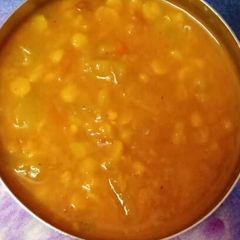 A picture of Lauki Chana daal.