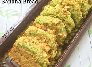 Foto resep Matcha Crumble Banana Bread
