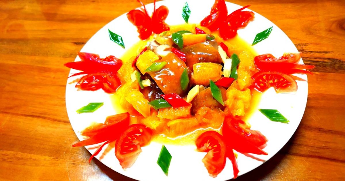 香橙燒雞排 （創意料理） 食譜與作法 by 魏鈺娟（娟娟廚房創意料理） - Cookpad