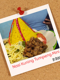 Foto resep Nasi Kuning Tumpeng Mini