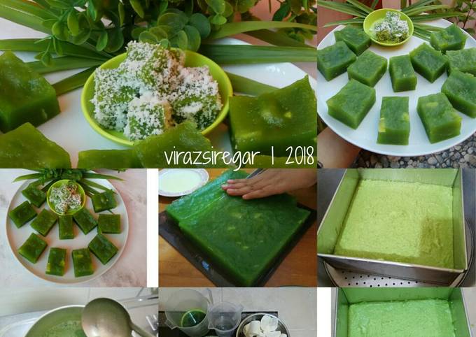 Easiest Way to Prepare Delicious Kue Talam Singkong Pandan