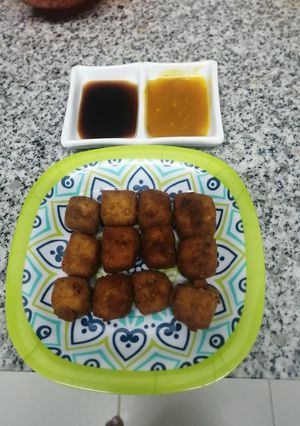 Una foto de Tofu crocante