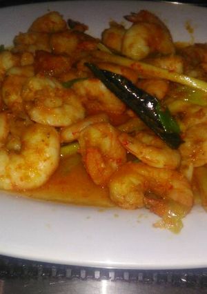 A picture of Prawn Balado/Sambal Balado, Indonesian food recipe.