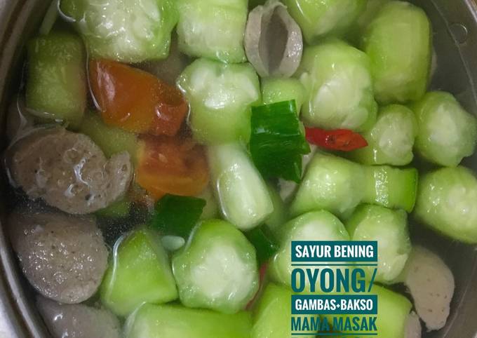 Resep Sayur Bening Oyong Gambas Bakso Oleh Mama Masak By Lisca👩🏼‍🍳