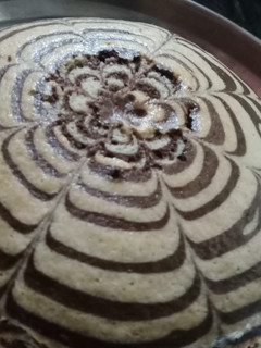 A picture of Zebra cake.