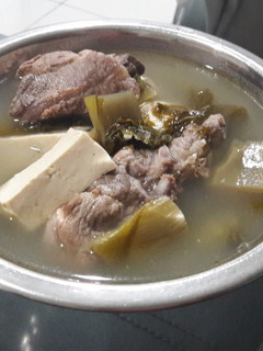 Foto resep Bakut sawi asin (non halal)
