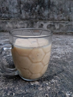 Foto resep Es jus pisang susu