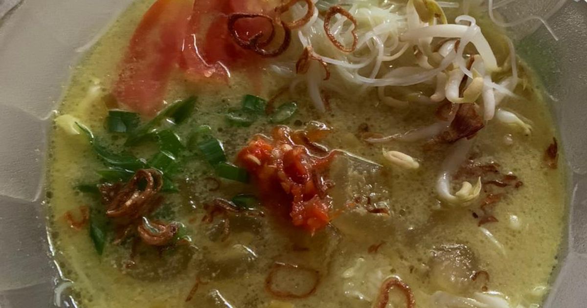 Resep soto simple kikil rumahan enak dan mudah - Cookpad