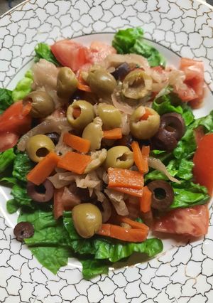 Una foto de Ensalada base de tomate (4 variantes)