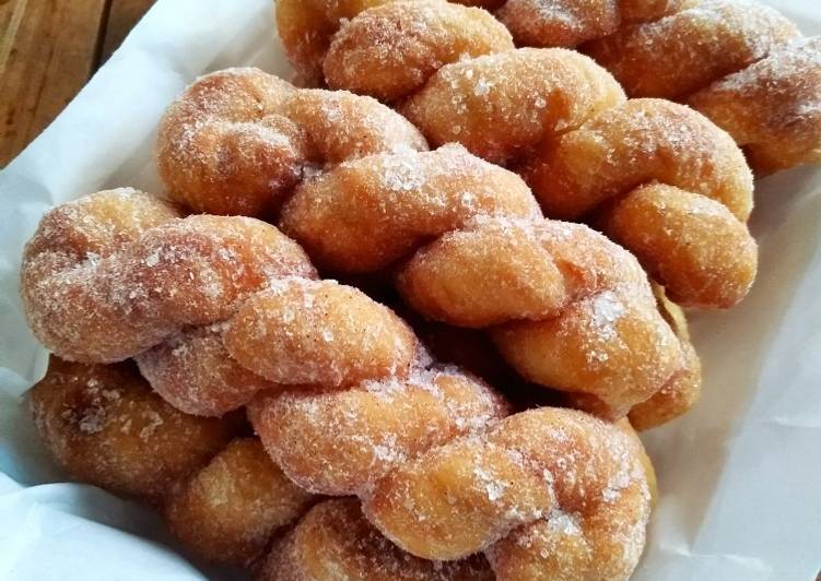 Resep Kkwabaegi (꽈배기) Korean Twisted Donuts Anti Gagal