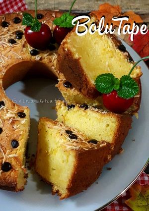 Foto resep Bolu Tape Keju (versi butter cake)