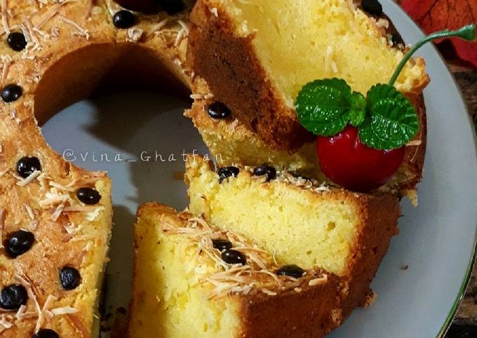 Bolu Tape Keju (versi butter cake) foto resep utama