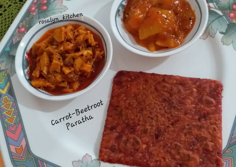 Carrot-Beetroot Paratha