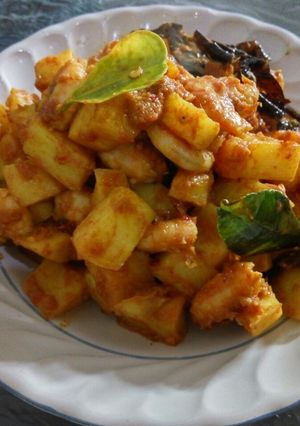 Foto resep Sambal udang dan kentang