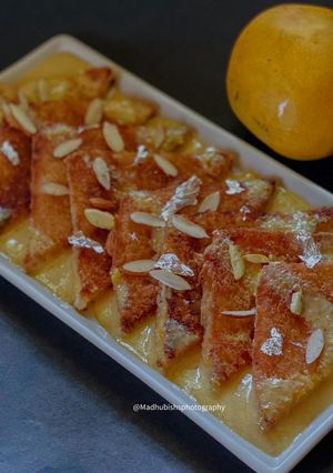 A picture of Mango Shahi Tukde.