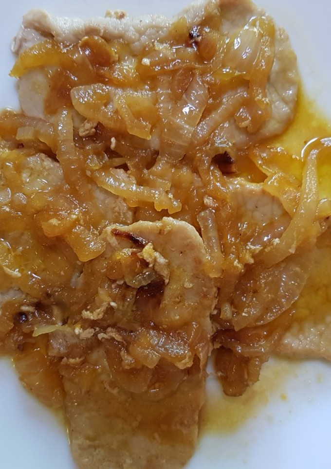 Una foto de Lomo a la mandarina