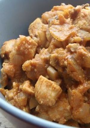 A picture of East Indian Style Curried Chicken Sauté.