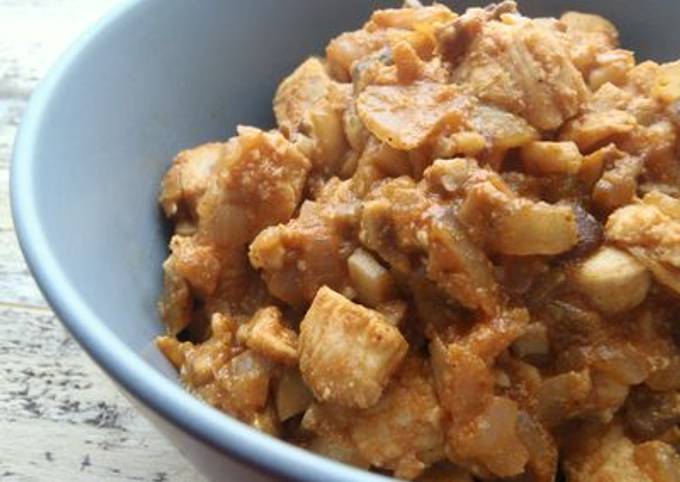 East Indian Style Curried Chicken Sauté