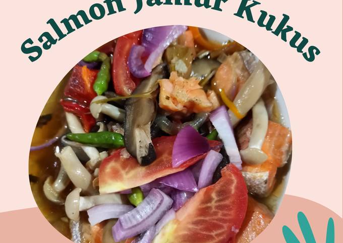 Salmon Jamur Kukus