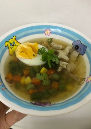 Hình của món Mì udon gà.