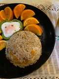 ข้าวบาร์เลย์_บาสมาตีหุงกับเม็ดบัวหิมะ_เห็ดมัตสึทาเกะ