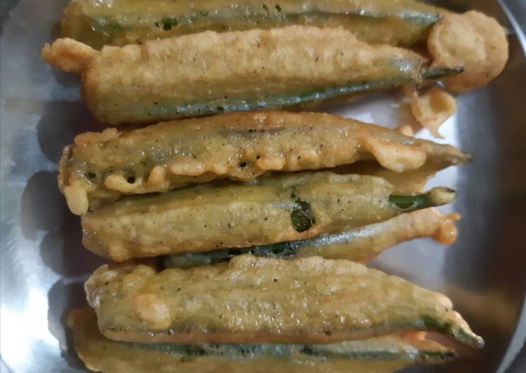 Langkah Mudah untuk Menyiapkan Okra (bhindi) goreng cripsy Anti Gagal