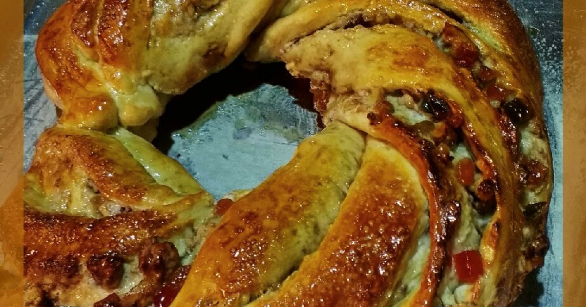 Rosca Navideña Rústica Receta de Carina Pereyra