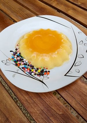 عکسی از دستور دسر کرم کارامل