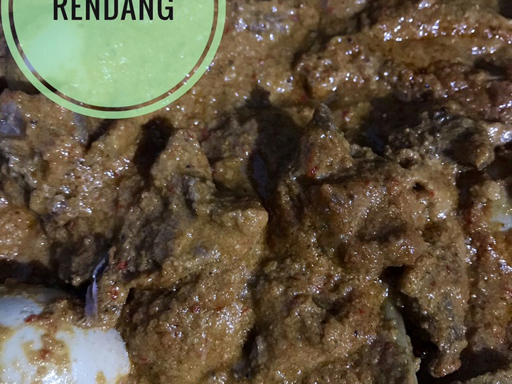 Resep Rendang daging (sedap edisi 8/xv/2014), Enak Banget