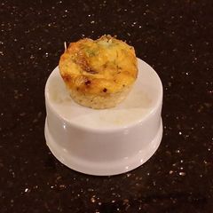 A picture of Ham and Cheese Crustless Mini Quiches.