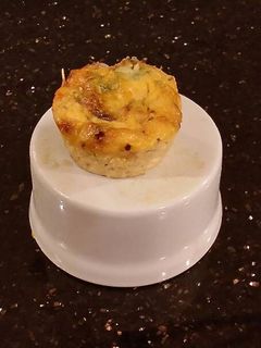 A picture of Ham and Cheese Crustless Mini Quiches.