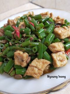 Foto resep Tahu Kembang Bawang Masak Sambal Tauco