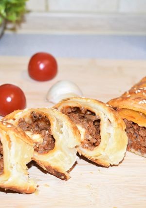 Leveles bolognai tekercs recept fotója