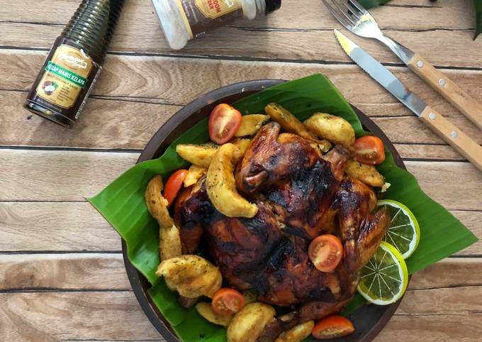 Resep 396. Ayam Bacem Panggang #combongabibita_bakarlauk, Sempurna