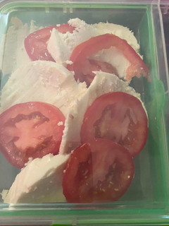 A picture of Caprese salad.