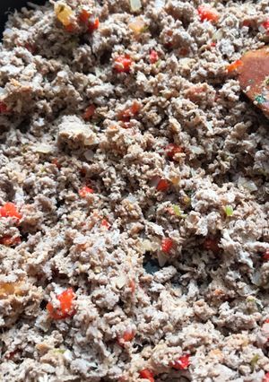 Una foto de Carne en polvo