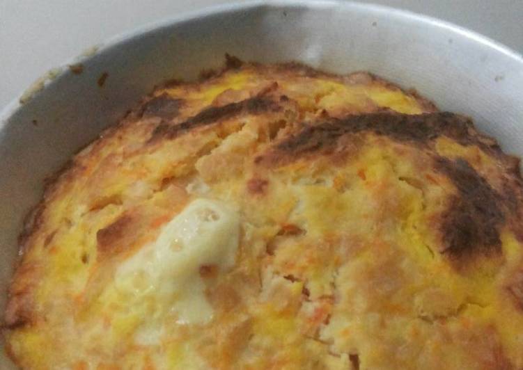 Baked Bread (with veggies) Pudding