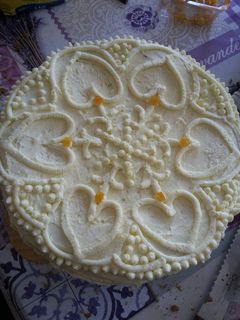 Narancsos,-diós torta recept fotója