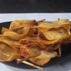A picture of 3 ingredient potato tacos.