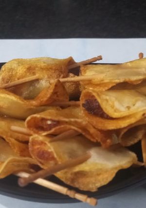 A picture of 3 ingredient potato tacos.