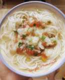 Bún cá basa nấu cà - Ăn dặm cho bé