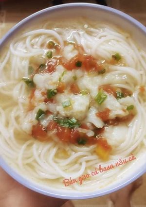 Hình của món Bún cá basa nấu cà - Ăn dặm cho bé.
