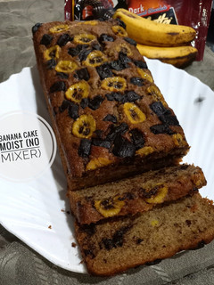 Foto resep Banana cake moist (no mixer)