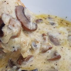 A picture of Baked Mushroom and Cheese Dip.