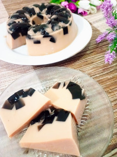 Foto resep Puding Teh Susu Cincau